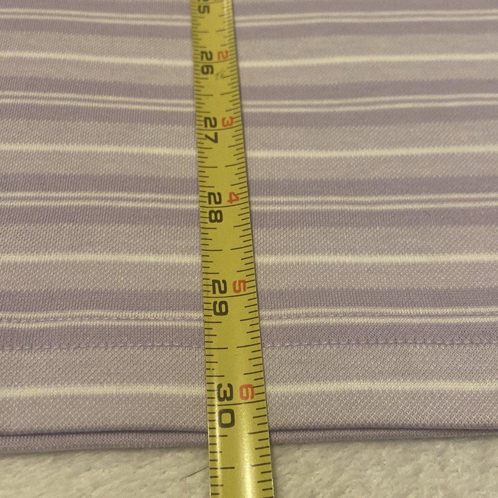 LANDS END Size XL TraditionL Fit 3 Button Polo Shirt Lavender - Picture 6 of 8
